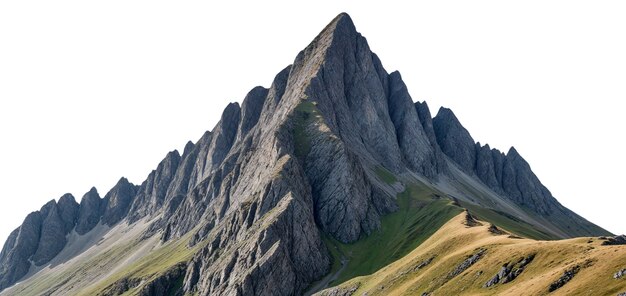Uitzicht op het natuurlandschap van de bergen