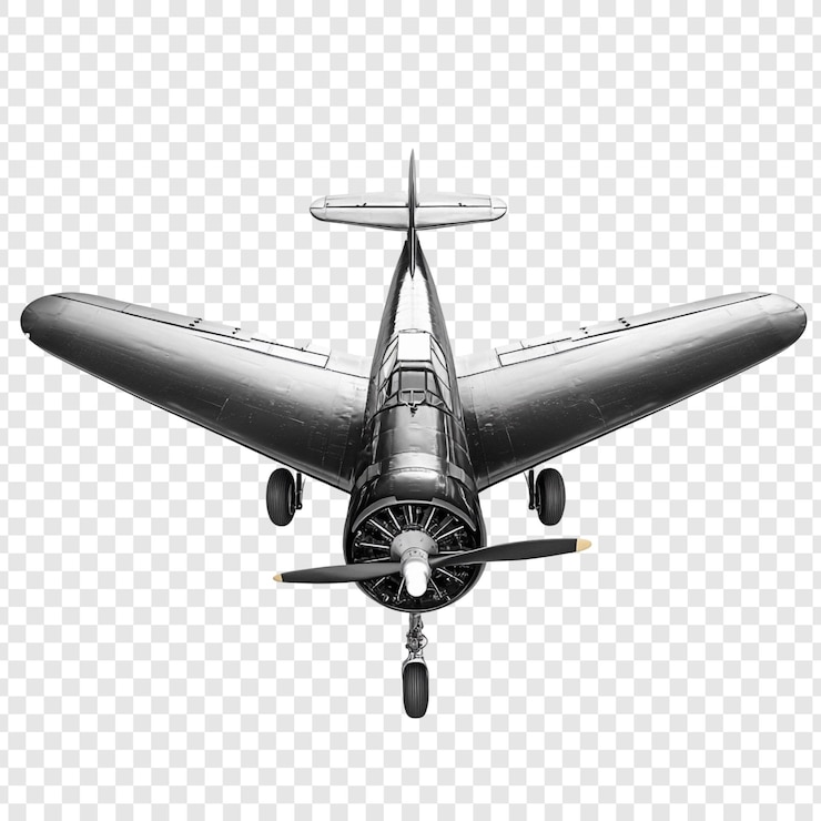 PSD gratuito un aereo d'epoca vista da un occhio d'uccello