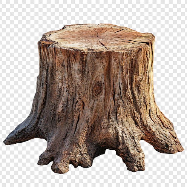 Un antico tronco d'albero, una meraviglia di legno rustico