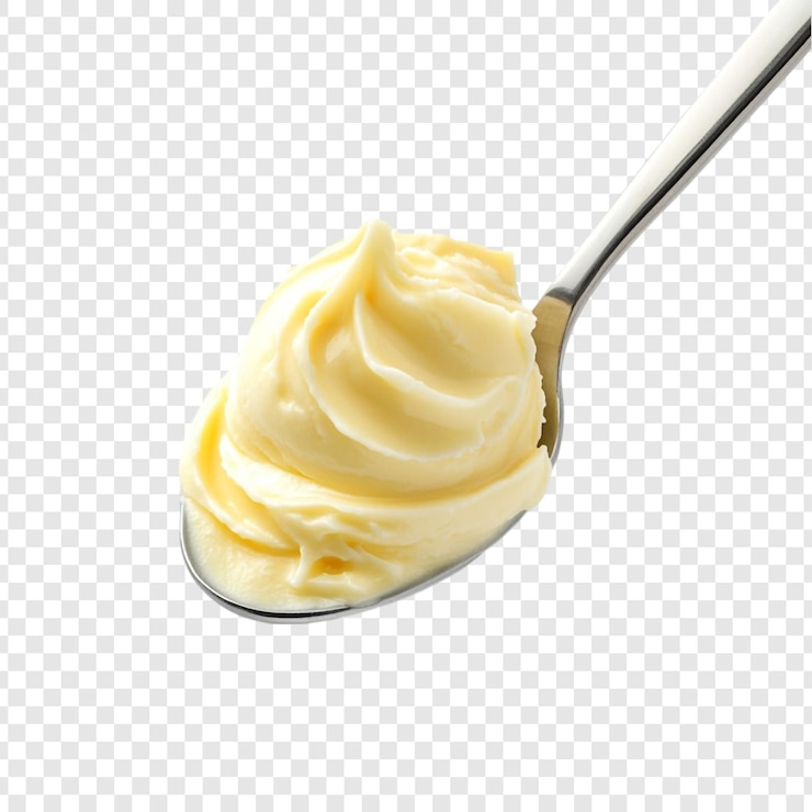 PSD gratuito un cucchiaio cremoso di delizioso burro