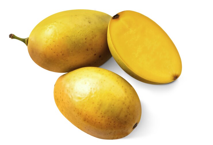 PSD gratuito un delizioso mango in studio.