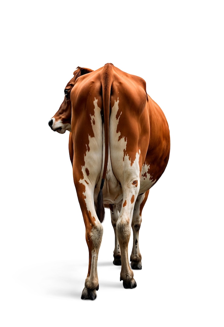 PSD gratuito una bella foto di mucca.