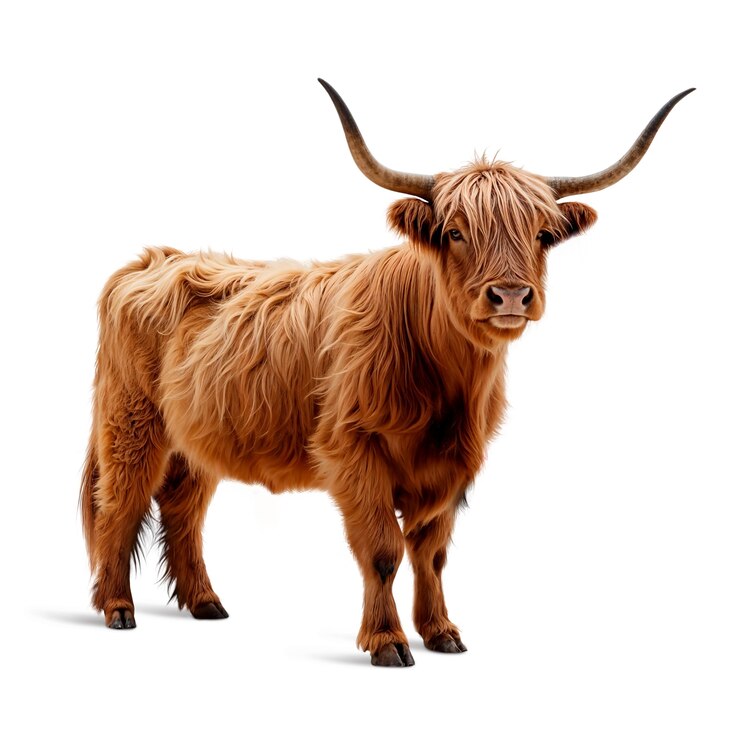 PSD gratuito una bella foto di mucca.