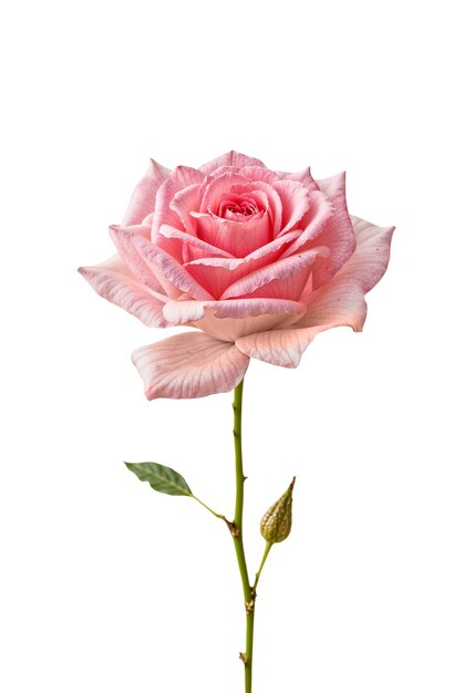 Una bella rosa in studio.