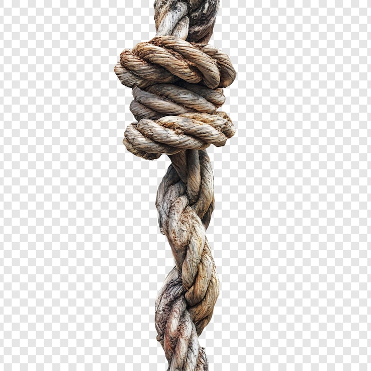 PSD gratuito una corda intricata e annodata, un capolavoro