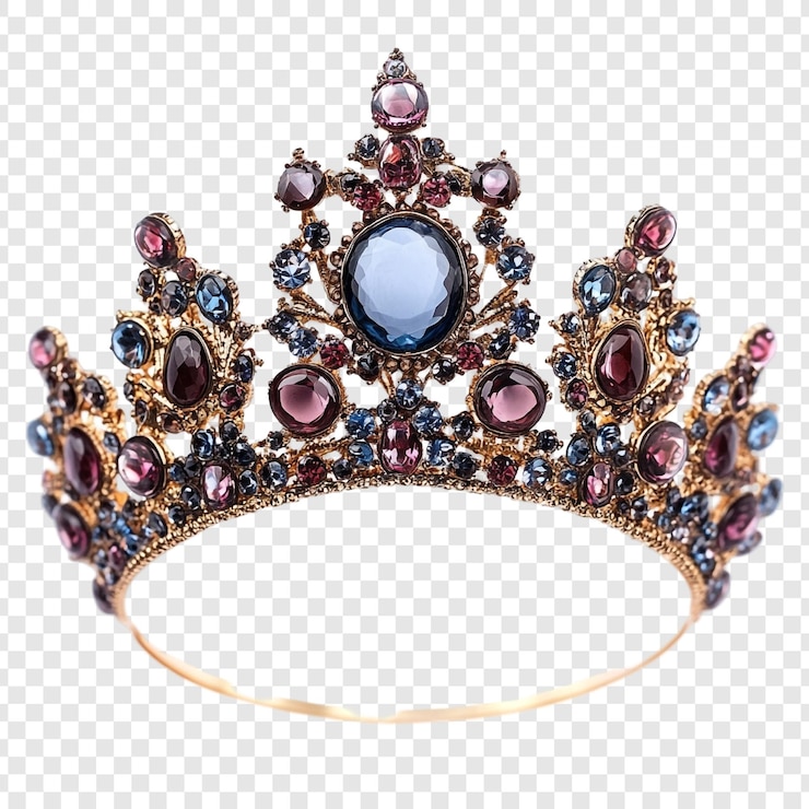 PSD gratuito una maestosa corona incrostata di gioielli