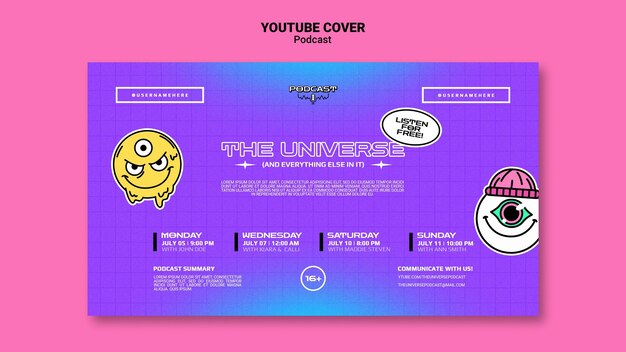 Universo podcasr youtube cover