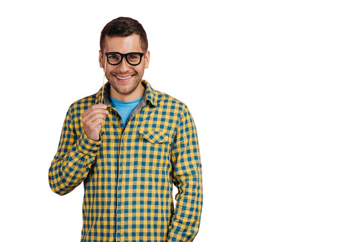 PSD gratuito uomo espressivo che fa gesti