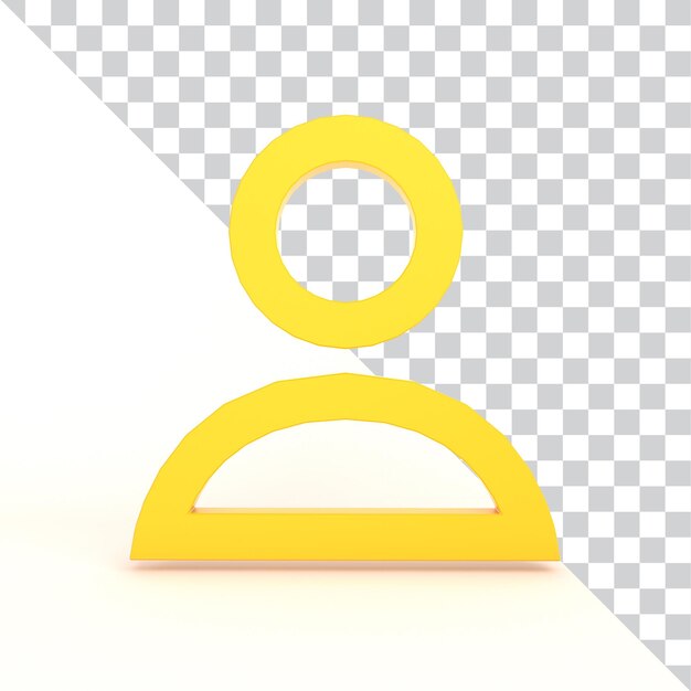 User Profile Icon Front Side
