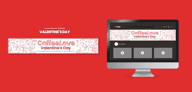 Valentijnsdag viering youtube banner