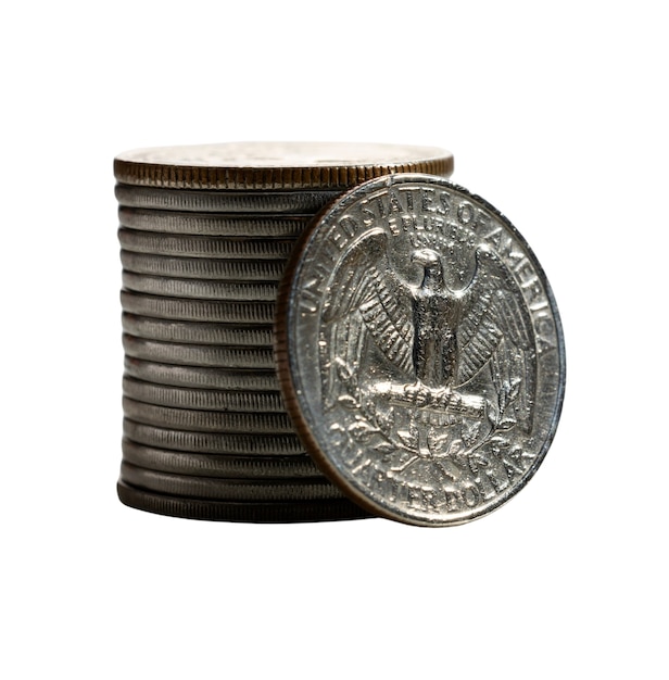 Varias monedas aisladas