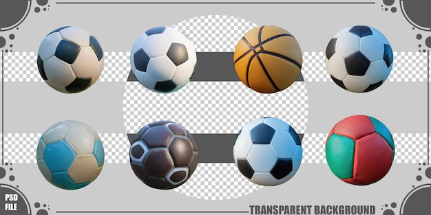 Variedad de pelotas deportivas sobre un fondo oscuro