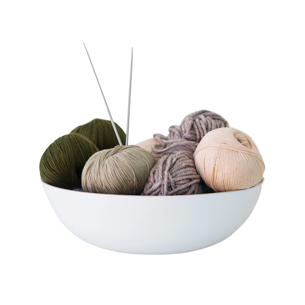 Veduta del filato per il crochet