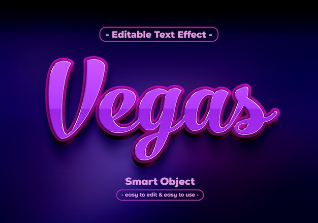 Vegas-Text-Style-Effect