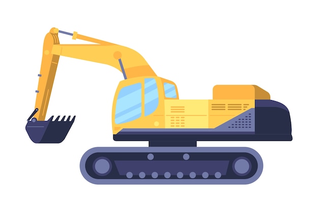 Vehículo de construcción y agricultura aislado