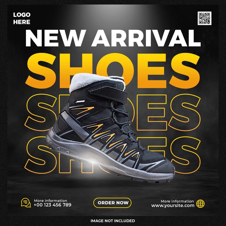PSD gratuito vendita di scarpe per post sui social media o design di modelli di banner quadrati