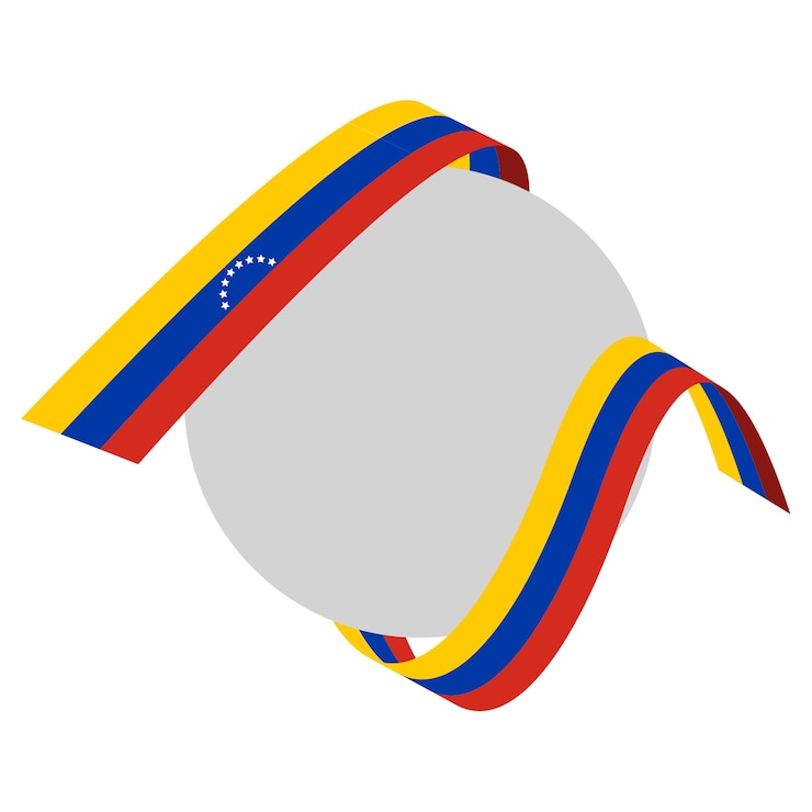 PSD Gratis venezuela flag frame design isolated