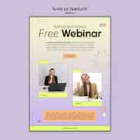 Gratis PSD verloop webinar sjabloon