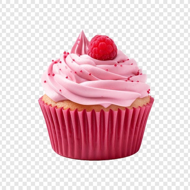 Vers cupcake png geïsoleerd op transparante achtergrond