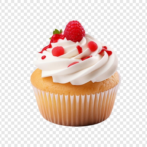 Gratis PSD vers cupcake png geïsoleerd op transparante achtergrond