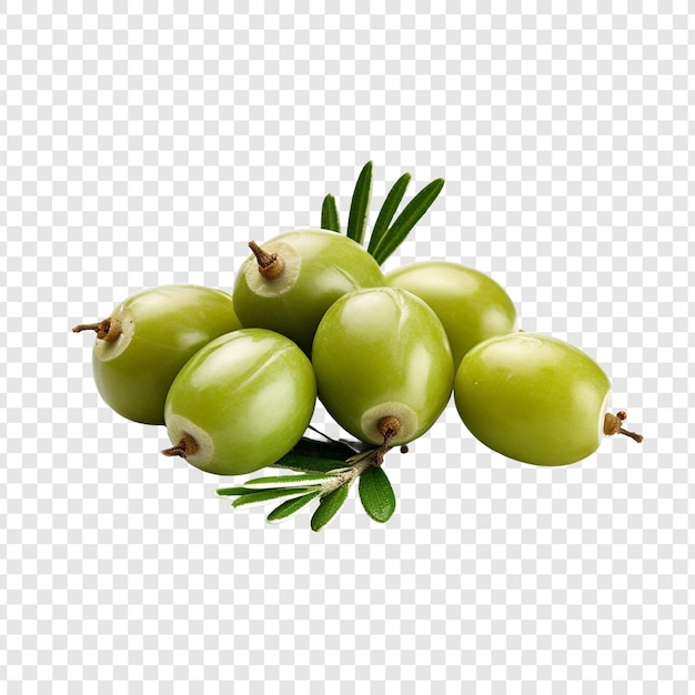 Gratis PSD verse caperberries geïsoleerd op transparante achtergrond