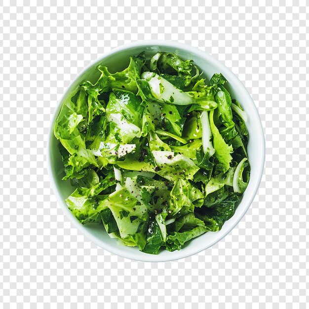 Verse groene salade in een schaal