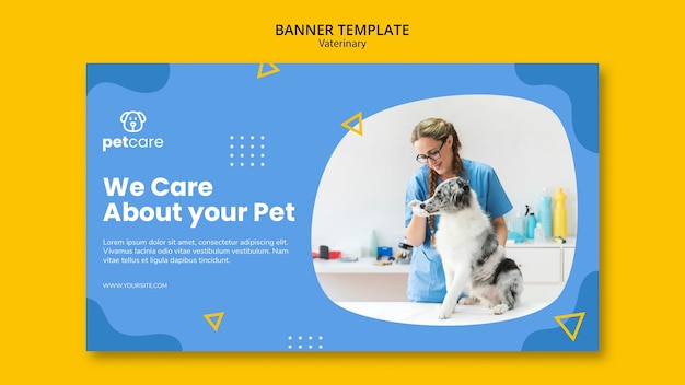 Veterinario che alimenta il modello veterinario dell'insegna del cane