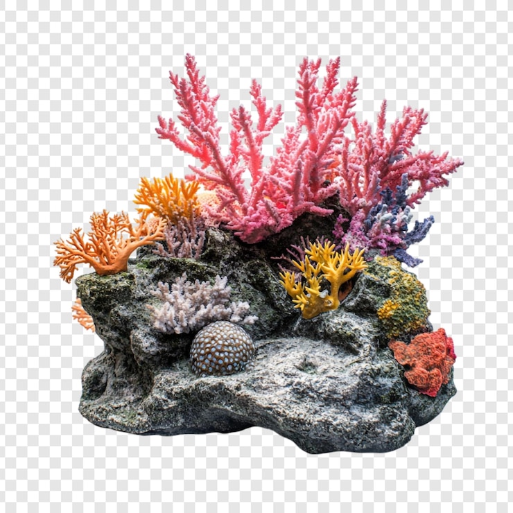 PSD Gratis vibrant coral reef aquarium ornament a stunning underwater scene