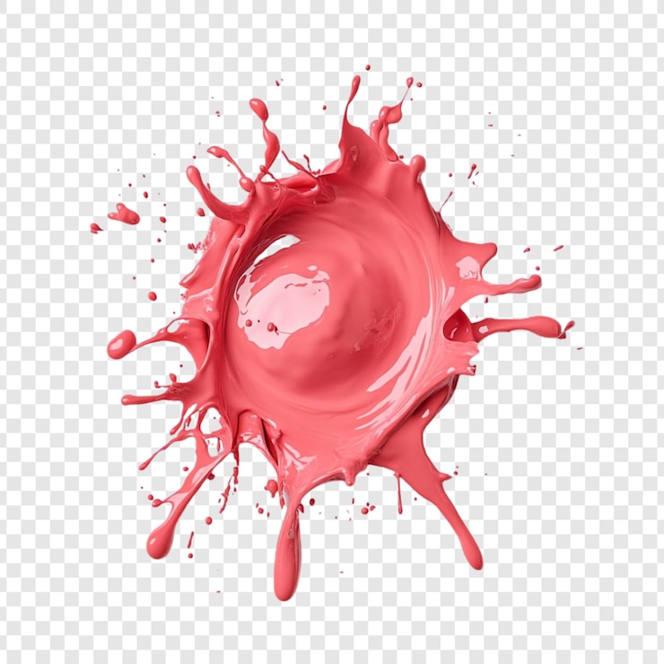 PSD Gratis vibrant pink liquid splash a dynamic abstract image