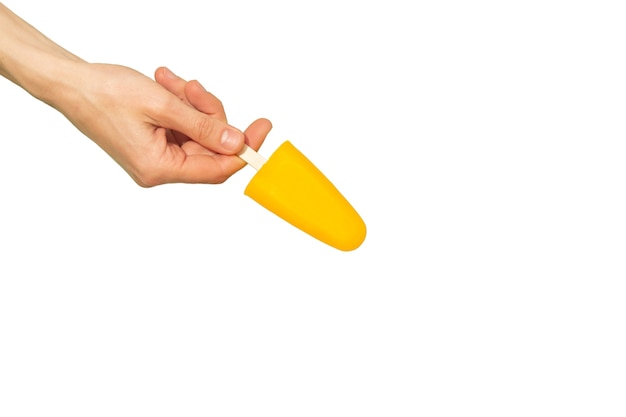 Vida muerta de colorido popsicle aislado