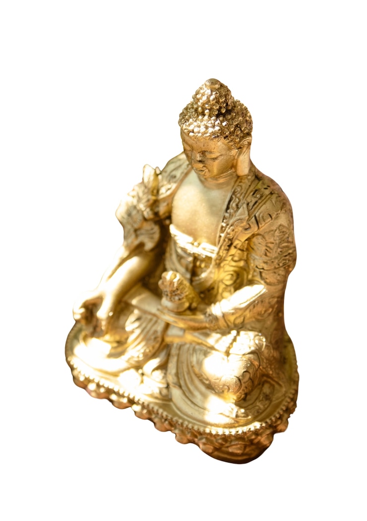 PSD Gratis view of buddha figurine