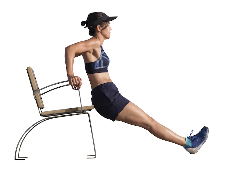 PSD Gratis view of female runner