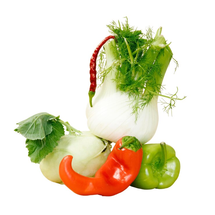 PSD Gratis view of healthy and fresh vegetables