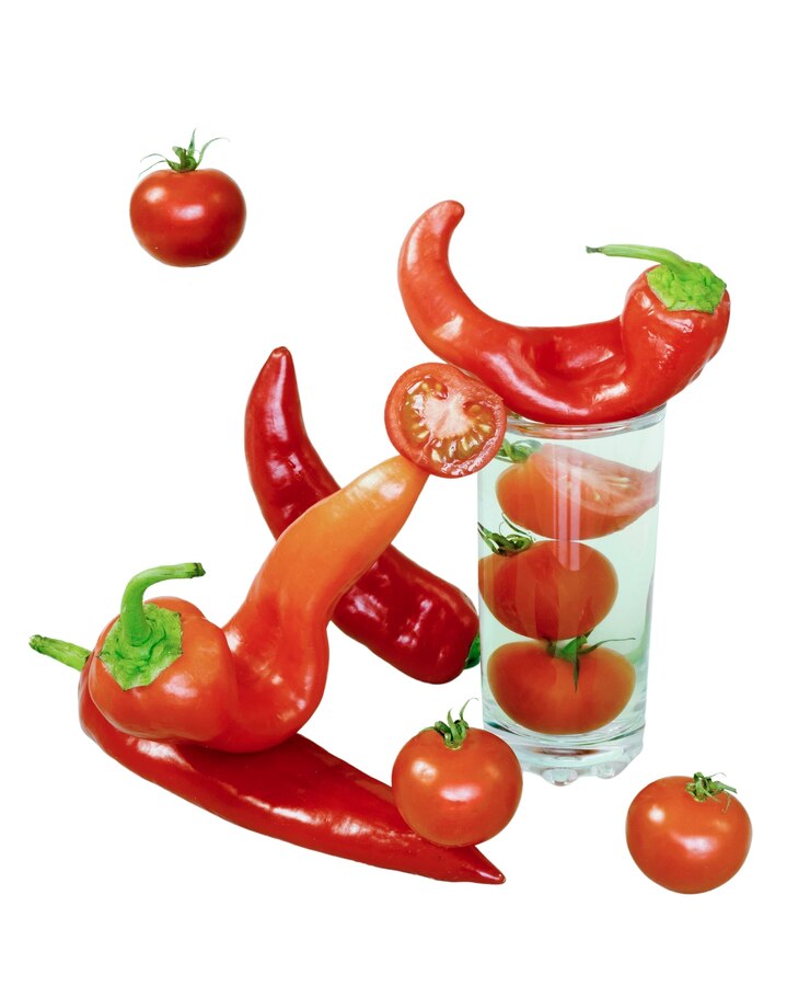 PSD Gratis view of healthy and fresh vegetables