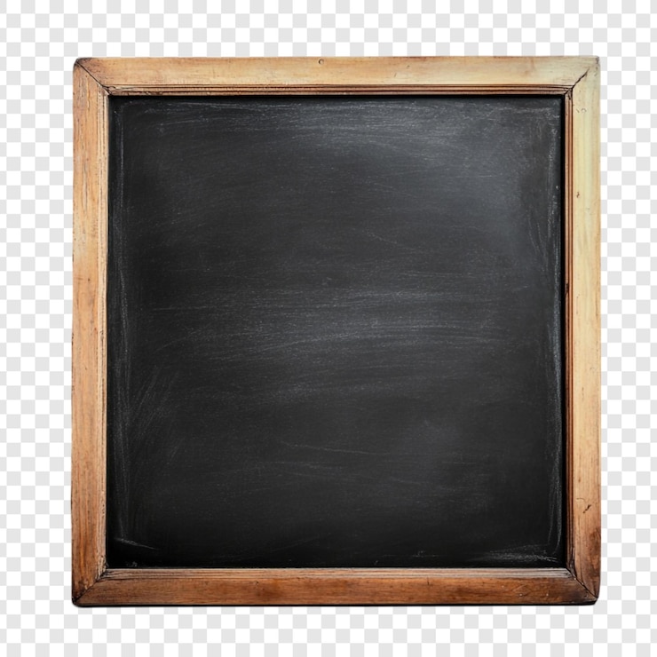 Gratis PSD vintage houten inrichting blackboard blank chalkboard
