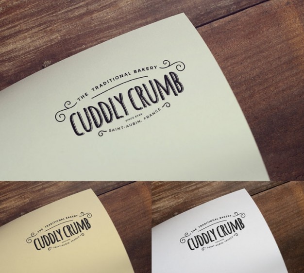 PSD Gratis vintage logo mock up