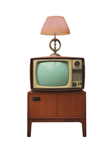 Gratis PSD vintage tv geïsoleerd