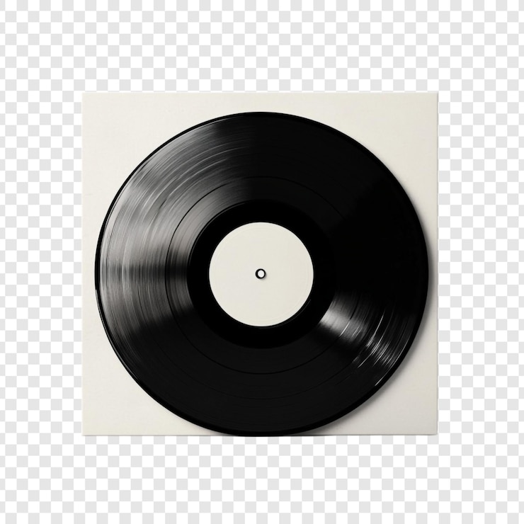Gratis PSD vintage vinyl record een icon van de klassieke muziek