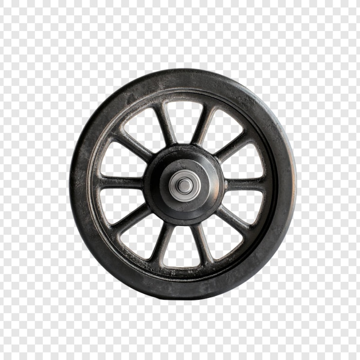 PSD Gratis vintage wooden wheel a detailed closeup