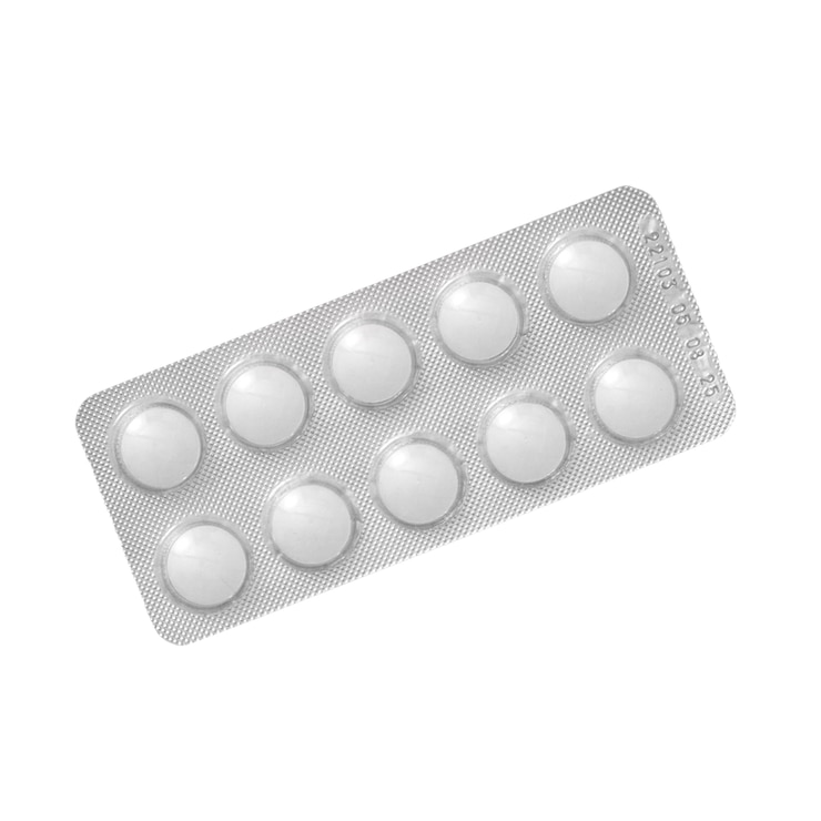 PSD gratuito vista dall'alto delle pillole mediche
