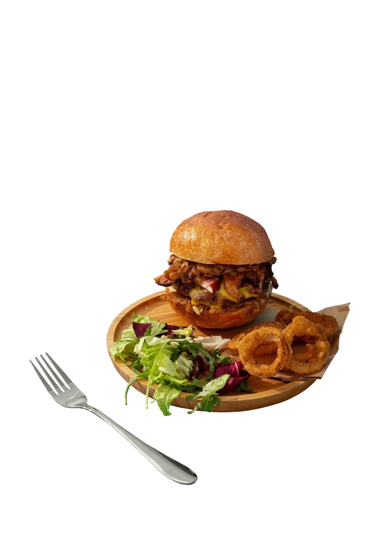 PSD gratuito vista de deliciosa comida rápida