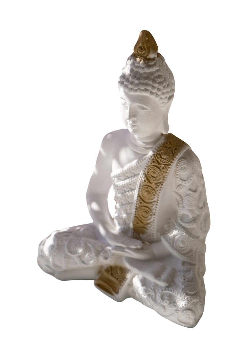 PSD gratuito vista della statuetta di buddha