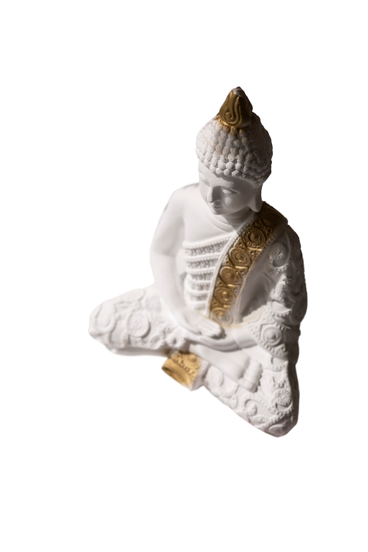 PSD gratuito vista della statuetta di buddha