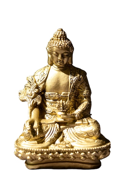 Vista de la estatuilla de Buda