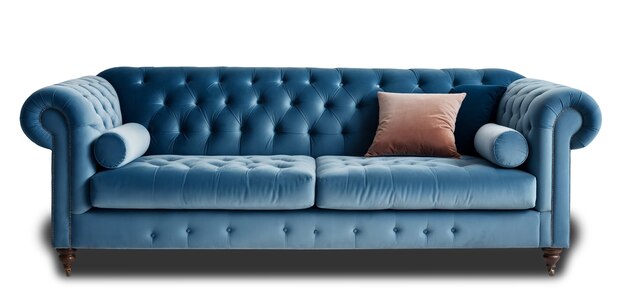 Vista del sofá para la decoración de interiores