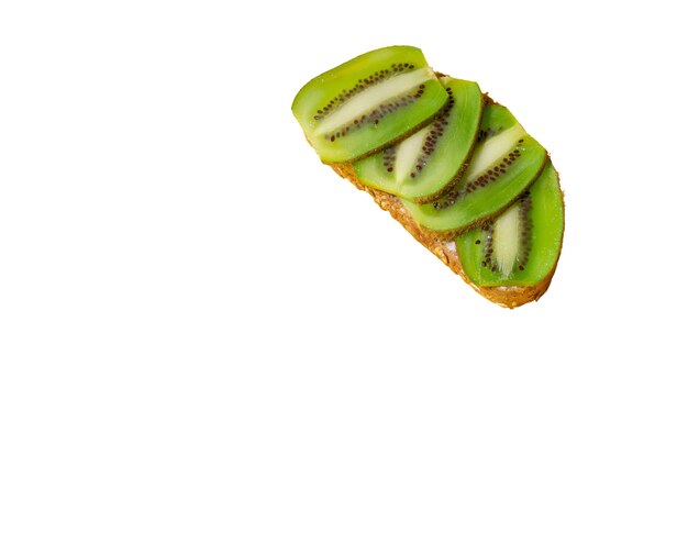 Vista superior de delicioso sándwich