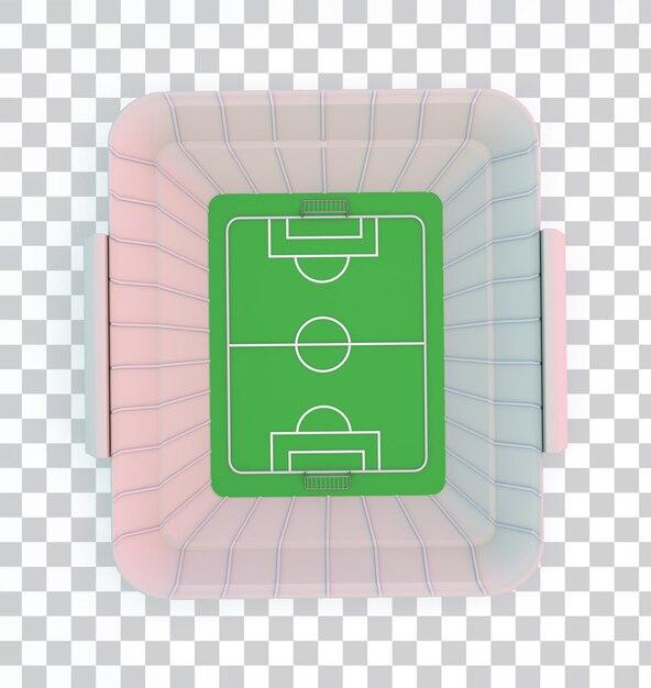 Voetbalveld bovenaanzicht
