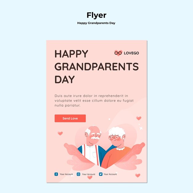 Volantino felice giorno dei nonni