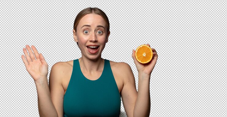 Gratis PSD volwassen jonge blonde vrouw fitness concept