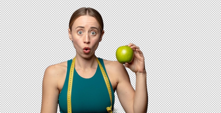 Gratis PSD volwassen jonge blonde vrouw fitness concept